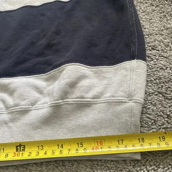 Vintage 90s Polo Sport Ralph Lauren Men's Relaxed Stripe Crewneck Sweatshirt L - Picture 8 of 10